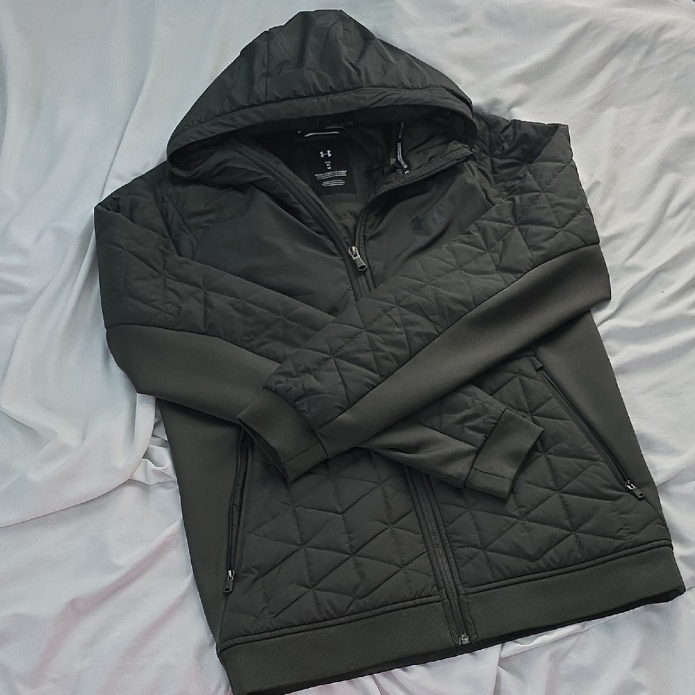 Under Armour Men's Dark Green Quilted Puffer Jacket